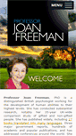 Mobile Screenshot of joanfreeman.com